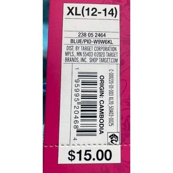 Xhilaration Juniors' Cheeky String Bikini Bottom Blue Floral Print Size XL - Picture 6 of 7